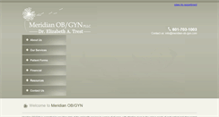 Desktop Screenshot of meridian-ob-gyn.com