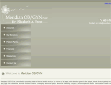 Tablet Screenshot of meridian-ob-gyn.com